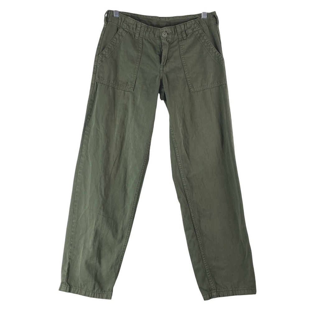John Galt Brandy Melville Pants Small Olive Green Straight Leg Chino Low Rise
